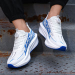 Tenis running unisex con cierre giratorio – sin cordones y suela gruesa
