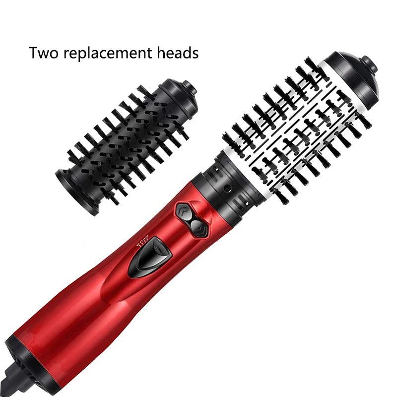 3-in-1 Rotating Hair Dryer Brush – Automatic Curler & Hot Air