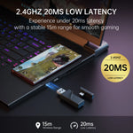 OneOdio EKSA MaKo BT – Low-Latency 20 ms Wireless Gaming Headset