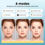 Masajeador facial EMS con microcorriente – versiones con y sin voz