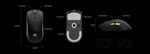 MCHOSE K7 V2 – mouse gamer inalámbrico PAW3955, 50K DPI, Dual 8K y base de carga