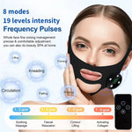 Banda facial EMS V-Line con microcorriente – masajeador recargable para cuidado facial