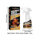 Baking Pan Cleaner Spray Heavy Duty Grill BBQ Oven Degreaser Powerful Oil Stain Removal Portable Cookware Cleaning 120ml
