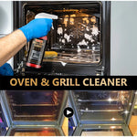 Oven Grill Cleaner Spray 100ml Heavy Duty Degreaser Fast Acting Foam Cleaner For Grill Rack Oven Surface Kitchen Stubborn Stains