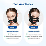 Banda facial EMS V-Line con microcorriente – masajeador recargable para cuidado facial