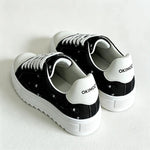 Okimoz – tenis de lona con plataforma para hombre, estilo desgastado
