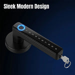 Cerradura biométrica Bluetooth – huella, teclado digital y acceso sin llave