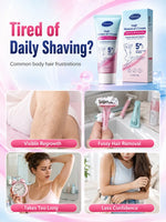 Moisturizing Body Hair Removal Cream – Gentle Formula