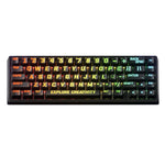 XVX M67 JadeStone – teclado mecánico inalámbrico 65% tri-modo, Gasket y RGB