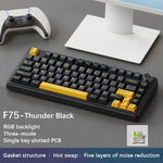 AULA F75 – 75% Gasket Mechanical Gaming Keyboard with RGB & PBT Keycaps