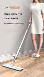 38 cm 360° Flat Spin Mop with Folding Bucket