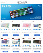 RK Royal Kludge R75 – teclado mecánico Gasket 75% RGB, hot-swap y keycaps PBT
