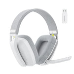 BINNUNE – audífonos gamer inalámbricos 2.4 GHz + Bluetooth con micrófono