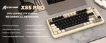 ATTACK SHARK X85 Pro – teclado mecánico 75% con pantalla, perilla, RGB y tri-modo