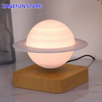 Lámpara planetaria levitante con control táctil – Saturno, Luna, galaxia y globo