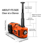 12 V 5-Ton Automotive Electric Floor Jack – Garage & Emergency