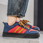Tenis casuales tipo skate para hombre – corte bajo y suela antideslizante