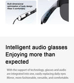 Lenovo – gafas inteligentes AI Bluetooth 5.3 con audio y micrófono