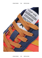 Tenis casuales tipo skate para hombre – corte bajo y suela antideslizante
