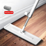 38 cm 360° Flat Spin Mop with Folding Bucket