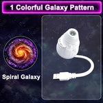 Proyector USB de galaxia y planetas – luz ambiental para habitación y auto