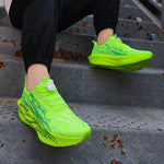 Tenis running unisex con cierre giratorio – sin cordones y suela gruesa