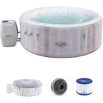 Jacuzzi inflable redondo para 2–4 personas con 120 AirJets
