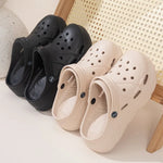 Sandalias EVA de plataforma para mujer – suela suave y perforada