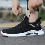 Tenis deportivos de tejido ligero para hombre – estilo urbano de corte bajo