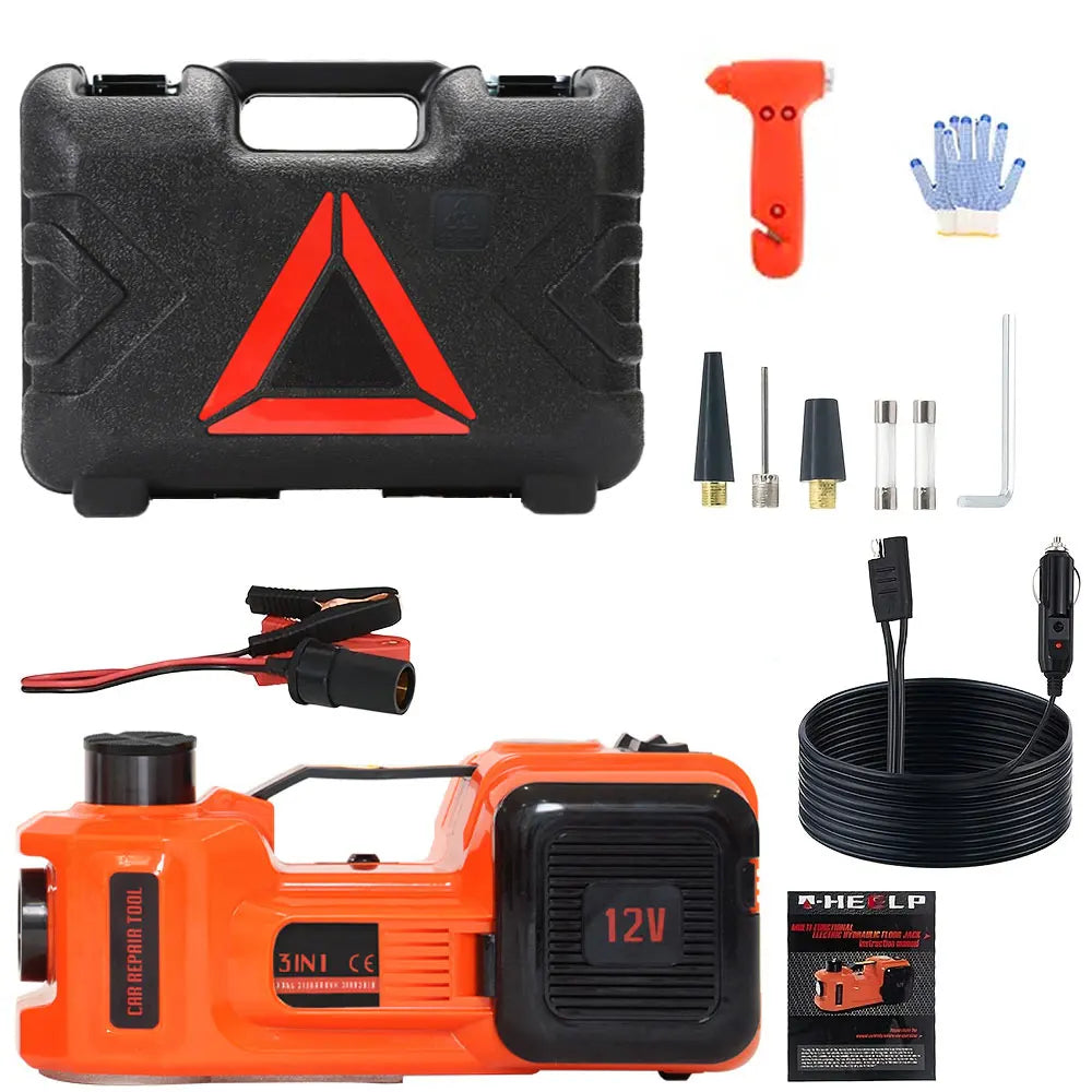 12 V 5-Ton Automotive Electric Floor Jack – Garage & Emergency