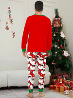 Pijamas familiares navideños con Santa – manga larga