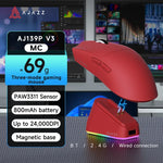 AJ139P V3 MC – Tri-Mode Wireless 24K DPI Gaming Mouse with Charging Dock