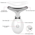 Dispositivo portátil para rostro y cuello – masaje vibratorio para cuidado facial