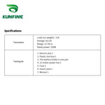 KUNFINE 12 V 120 W 5-Ton Portable Electric Car Jack