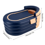 Bañera jacuzzi inflable portátil con cubierta y bomba de aire para interiores y exteriores