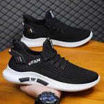 Tenis deportivos de tejido ligero para hombre – estilo urbano de corte bajo