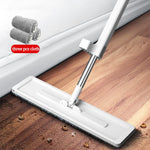 38 cm 360° Flat Spin Mop with Folding Bucket
