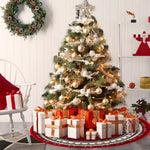 Falda navideña para árbol de 59 cm – diseños festivos