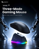 SMAILWOLF M9 – Wireless Tri-Mode PAW3311 Gaming Mouse with Magnetic Charging