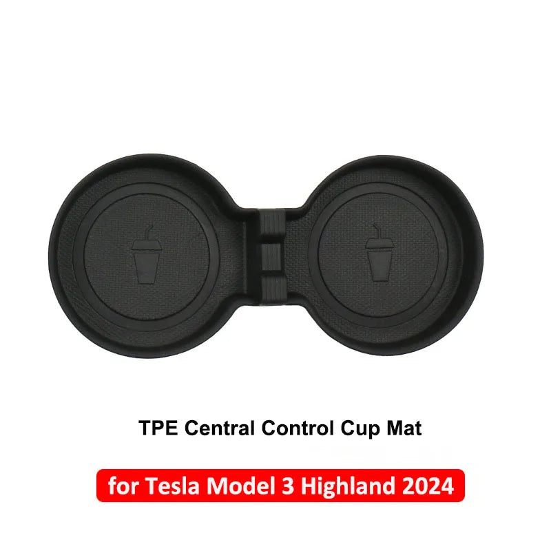 Organizadores de consola para Tesla Model 3 Highland 2025 – cajas, portavasos y bandejas