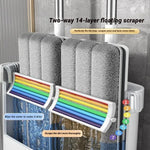 JOYBOS – mopa plana giratoria 360° de 33 cm con cubeta