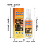 50ML Heavy-Duty Grill Degreaser Spray Fast-Acting BBQ Grill Cleaner Multi Functional Greases Remover for Burnt Food & Grease