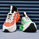 Tenis racing unisex de suela gruesa – malla, rebote y amortiguación