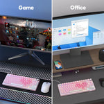 RK Royal Kludge R75 – 81-Key Gasket Mechanical Keyboard, RGB & Hot-Swap