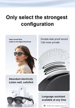 Lenovo – gafas inteligentes AI Bluetooth 5.3 con audio y micrófono