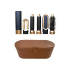 Set profesional 5 en 1 de secado y peinado – cepillo, rizador y alisador