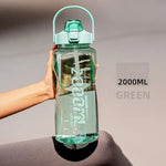 Botella deportiva de gran capacidad con pajilla – 1.5 L a 3.8 L