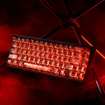 XVX M67 JadeStone – teclado mecánico inalámbrico 65% tri-modo, Gasket y RGB