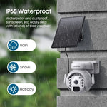 SHIWOJIA 5MP 3K – cámara solar 4G/WiFi PTZ con visión nocturna y detección PIR