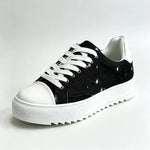 Okimoz – tenis de lona con plataforma para hombre, estilo desgastado